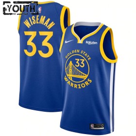 Dres Golden State Warriors James Wiseman 33 Nike 2022-23 Icon Edition Royal Swingman - Dječji